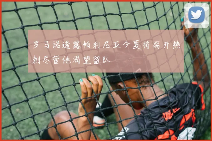 罗马诺透露帕利尼亚今夏将离开热刺尽管他渴望留队